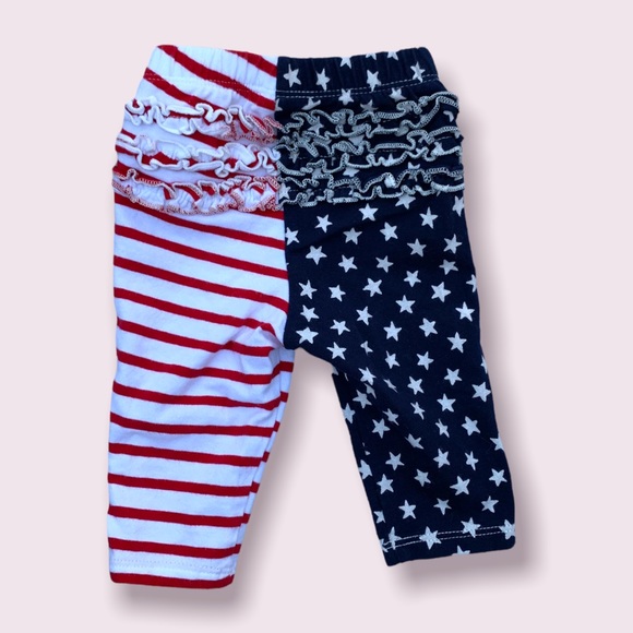 Old Navy 4th of July pants 0-3 - Picture 2 of 3